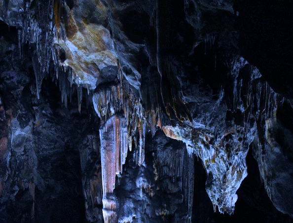 Ardales Cave interior. Photo from display
